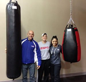 ESPN Team with KO Muay Thai and Tear Drop Bag