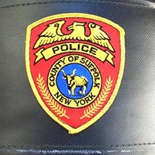 Suffolk County Police Department - Custom Patch Sewn on KO Fightgear Heavy Bag