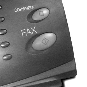 Fax Us Machine Button