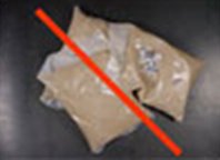 Detail of competitor's sand bags - part 2