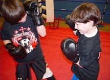 Joseph and Anthony Having Fun using their new KO Fightgear Sparring Gloves