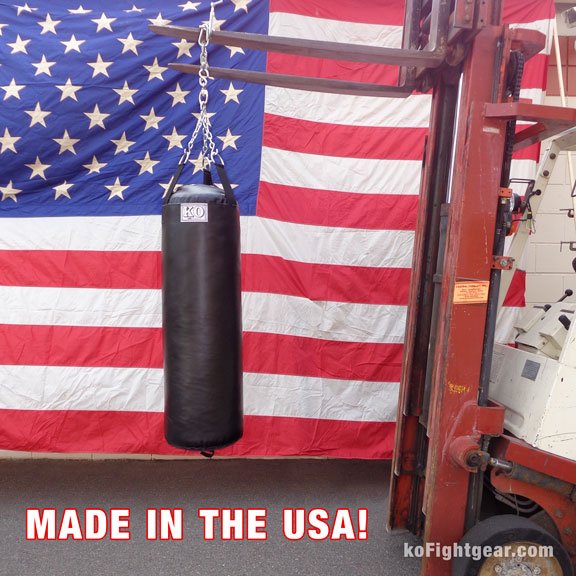 Youth Heavy Punching Bag - Detail - Multiple Angles - Front, Back, Top, Bottom, Side