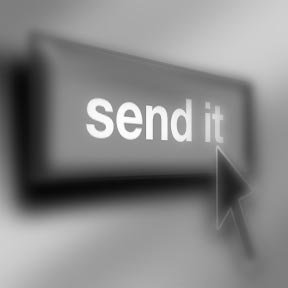 Send Us An Email Button and Pointer