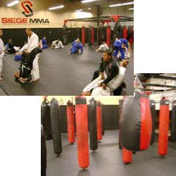 Seige MMA, KO Fightgear Tear Drop and Heavy Bags